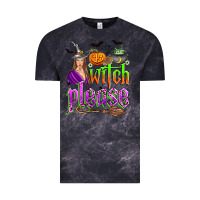 Cloud Black witch please Vintage Tee - Zillion Design Studio