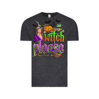 Vintage Black witch please Vintage Tee - Zillion Design Studio