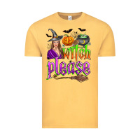 Vintage Mustard witch please Vintage Tee - Zillion Design Studio