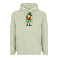 Matcha leprechaun girl faceless Heavyweight Hoodie - MaliasSmallBusiness