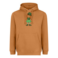 Meerkat leprechaun girl faceless Heavyweight Hoodie - MaliasSmallBusiness