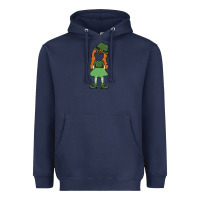 Navy leprechaun girl faceless Heavyweight Hoodie - MaliasSmallBusiness