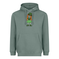 Sage leprechaun girl faceless Heavyweight Hoodie - MaliasSmallBusiness