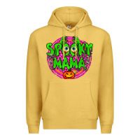 Antique Gold Spooky Mama Premium Hoodie - BundleAndBundleShop