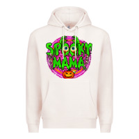 Pale Pink Spooky Mama Premium Hoodie - BundleAndBundleShop