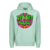 Seafoam Spooky Mama Premium Hoodie - BundleAndBundleShop