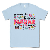 Dusty Blue ella es mama Classic Tee - JahusDesignShop