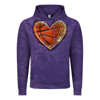 Cloud Purple basketball heart Vintage Hoodie - texasbilliewilder