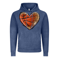 Vintage Denim basketball heart Vintage Hoodie - texasbilliewilder