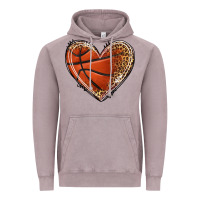 Vintage Zinc basketball heart Vintage Hoodie - texasbilliewilder