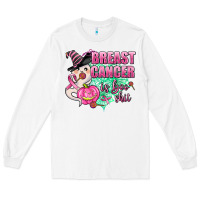 White breast cancer is boo shit Long Sleeve Tee - AdoDesignShop
