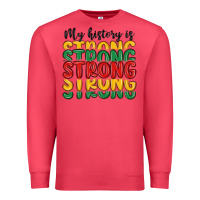 Cardinal my history is strong Premium Sweatshirt - MaliasSmallBusiness