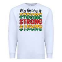 White my history is strong Premium Sweatshirt - MaliasSmallBusiness