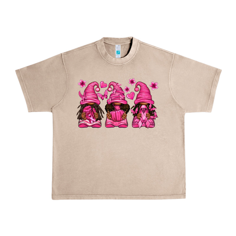 Breast Cancer Afro Gnomies Urban Heavy Tee by texasbilliewilder | Teevron