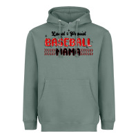 Sage loud and proud baseball mama Heavyweight Hoodie - MaliasSmallBusiness