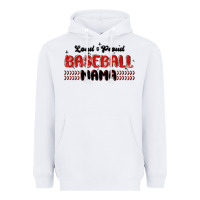 White loud and proud baseball mama Heavyweight Hoodie - MaliasSmallBusiness