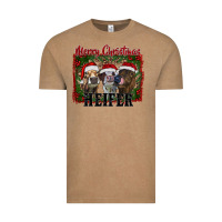 Vintage Coffee merry christmas heifer Vintage Tee - RanaPortraitStore