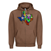 Chestnut texas map halloween Zipper Hoodie - JahusDesignShop