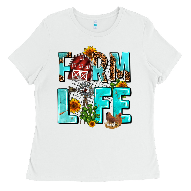 Farm Life Ladies Tee by AdoDesignShop | Teevron
