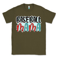 Army Green baseball mama Classic Tee - JahusDesignShop