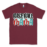 Burgundy baseball mama Classic Tee - JahusDesignShop