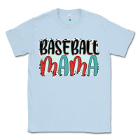 Dusty Blue baseball mama Classic Tee - JahusDesignShop