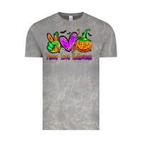 Cloud Rock peace love halloween Vintage Tee - Zillion Design Studio