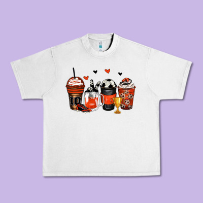 Soccer Coffee Cups Urban Heavy Tee Designed By Zillion Design Studio