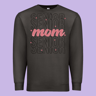 Mom Senior Premium Sweatshirt Designed By Maliassmallbusiness