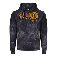 Cloud Black peace love sunshine Vintage Hoodie - JahusDesignShop