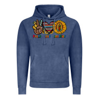 Vintage Denim peace love sunshine Vintage Hoodie - JahusDesignShop