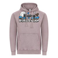 Raising Ballers Volleyball Vintage Hoodie | Teevron