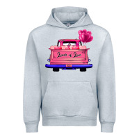 Heather Grey Loads Of Love Valentine's Day Truck Urban Hoodie - Bettercallsaul