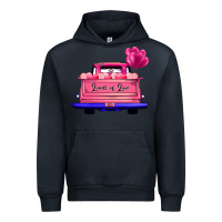 Navy Loads Of Love Valentine's Day Truck Urban Hoodie - Bettercallsaul