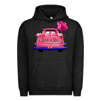 Pigment Black Loads Of Love Valentine's Day Truck Urban Hoodie - Bettercallsaul