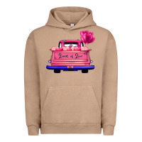 Pigment Burro Loads Of Love Valentine's Day Truck Urban Hoodie - Bettercallsaul