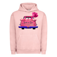 Pigment Salmon Loads Of Love Valentine's Day Truck Urban Hoodie - Bettercallsaul