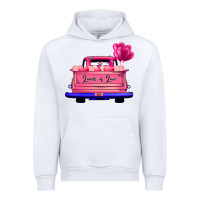 White Loads Of Love Valentine's Day Truck Urban Hoodie - Bettercallsaul