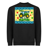 Black just a boy who loves tractors Heavyweight Sweatshirt - Zillion Design Studio