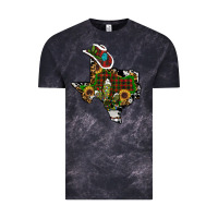 Cloud Black christmas texas Vintage Tee - RanaPortraitStore