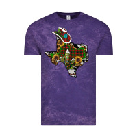 Cloud Purple christmas texas Vintage Tee - RanaPortraitStore