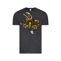 Vintage Black christmas texas Vintage Tee - RanaPortraitStore