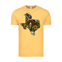 Vintage Mustard christmas texas Vintage Tee - RanaPortraitStore