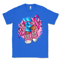 True Royal cancer ribbon pink converse and flowers Classic Tee - AdoDesignShop