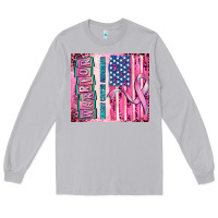 Moon Dust warrior breast cancer and american flag Long Sleeve Tee - AdoDesignShop