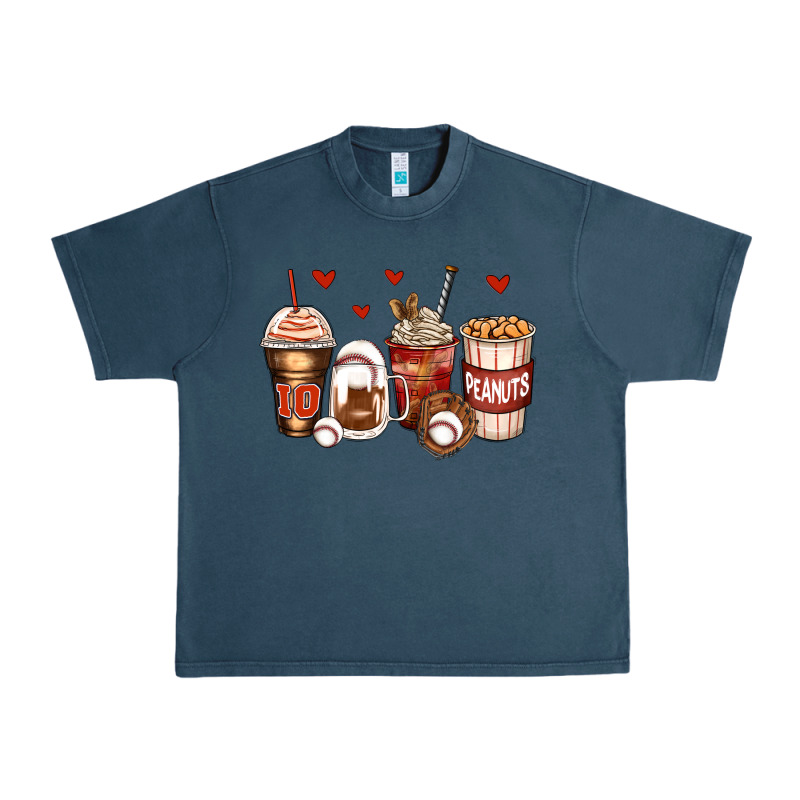Baseball Coffee Cups Urban Heavy Tee by Zillion Design Studio | Teevron