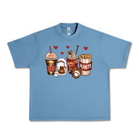 Pebble Blue baseball coffee cups Urban Heavy Tee - Zillion Design Studio