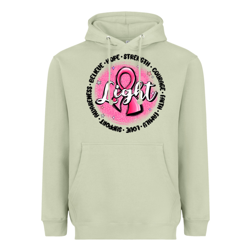Fight Breast Cancer Heavyweight Hoodie by MaliasSmallBusiness | Teevron