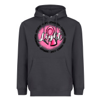 Smoke fight breast cancer Heavyweight Hoodie - MaliasSmallBusiness