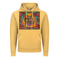 Vintage Mustard mama bear leopard and aztec Vintage Hoodie - RanaPortraitStore